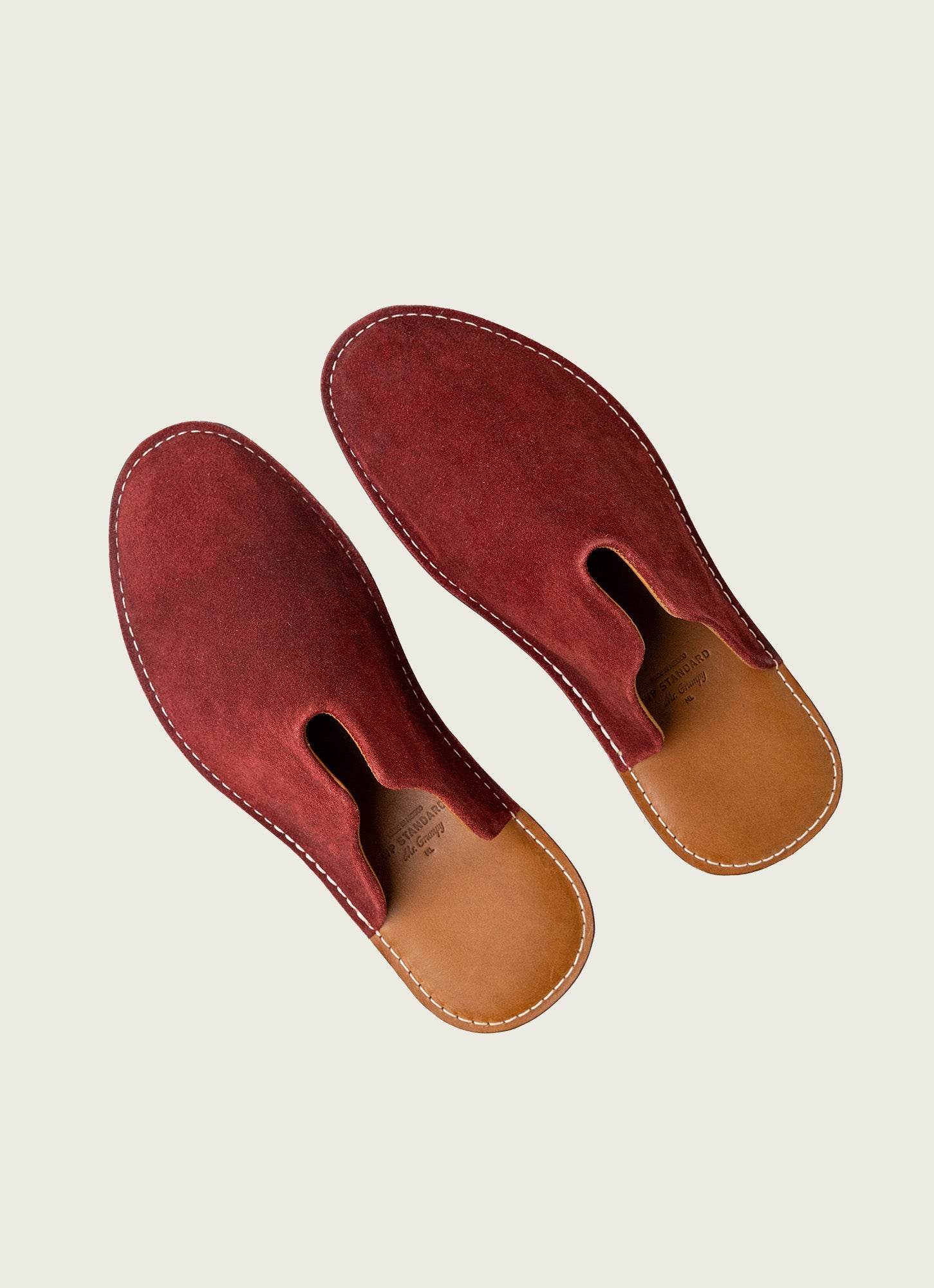 Mr. Grumpy Leather Slippers